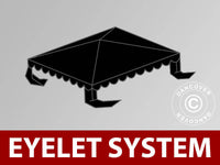 Poszycie dachowe do namiotu imprezowego UNICO, PCV/Poliester, 3x3m, Czarny