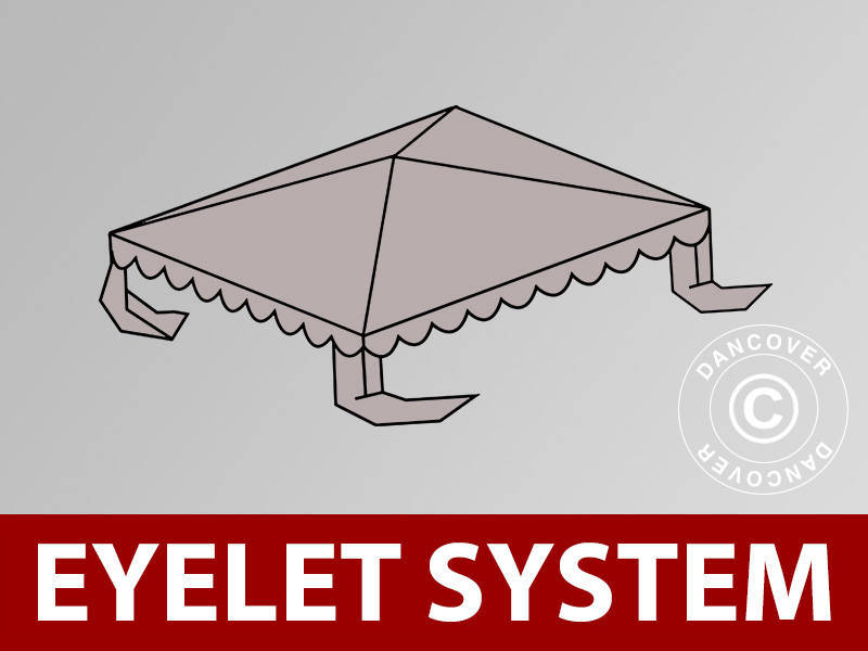 Poszycie dachowe do namiotu imprezowego UNICO, PCV/Poliester, 3x3m, Piasek