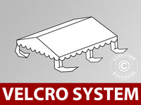 Poszycie dachowe do namiotu imprezowego UNICO, PCV/Poliester, 4x4m, Biały