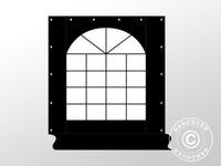 Ściana boczna z drzwiami 2,33m, poliester, Czarna