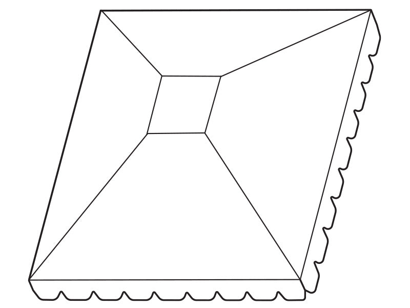 Dach do Pawilon ogrodowy Osiris 3x3m, Ciemny beż