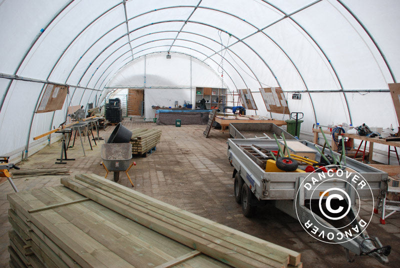 Hala łukowa 9,15x12x4,5m, PCV, Biały