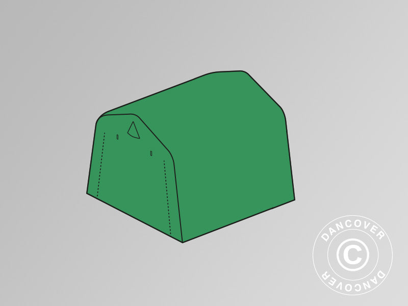 Pokrycie dachowe do namiotu magazynowego PRO 2x2m PE, zielony