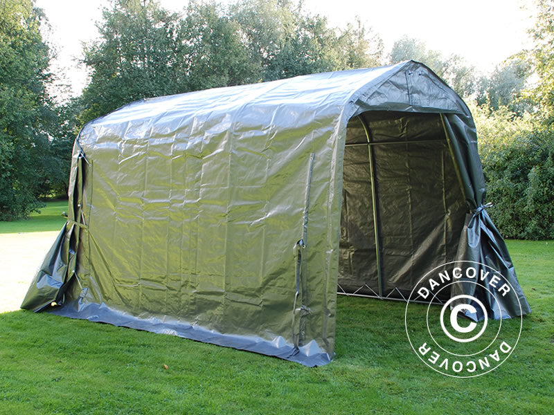 Namiot magazynowy PRO 2,4x3,6x2,34m PE, Szary