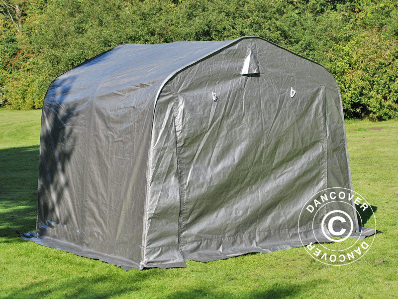 Namiot magazynowy PRO 2,4x2,4x2m PE, z Podłogą, Szary