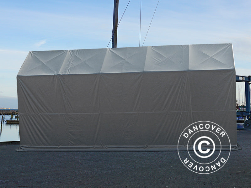 Namiot magazynowy PRO XL 4x10x3,5x4,59m, PCV, Szary