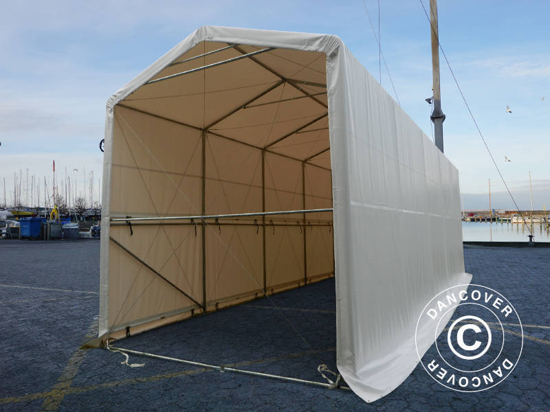 Namiot magazynowy PRO XL 3,5x10x3,3x3,94m, PCV, Biały