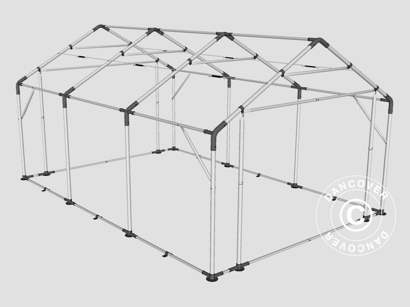 Namiot magazynowy PRO 4x6x2x3,1m, PCV, Zielony