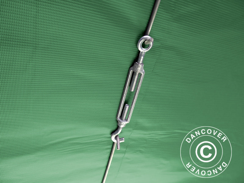 Namiot magazynowy PRO 5x8x2,5x3,89m, PCV, Zielony