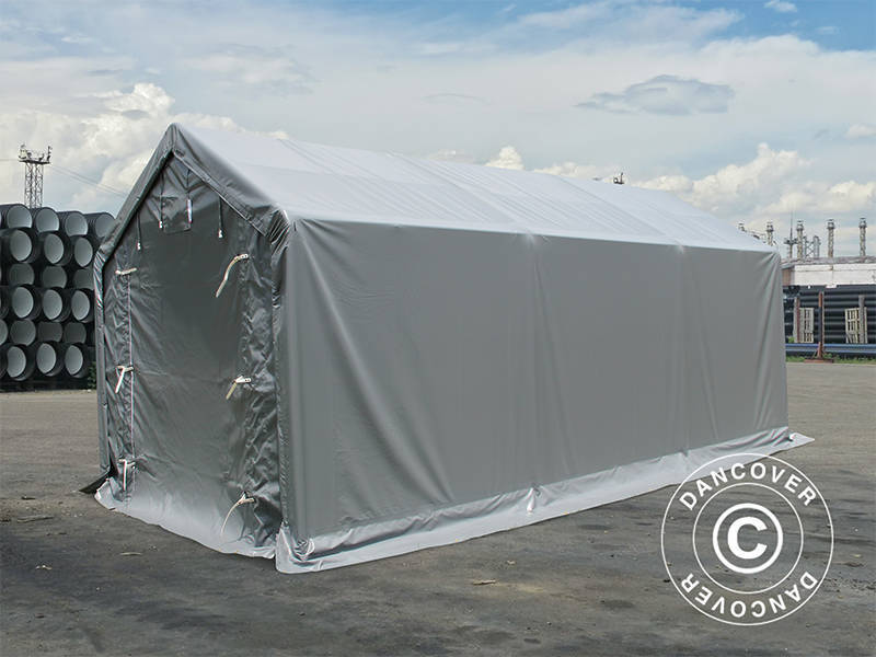 Namiot magazynowy PRO 3x6x2x2,82m, PCV, Szary
