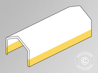 Poszycie do namiotu magazynowego, roboczego PRO, 5x10m, PCV, Białe/żółte