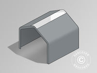 Pokrycie dachowe do namiotu magazynowego PRO 7x7m PCV ze świetlikiem, Szary