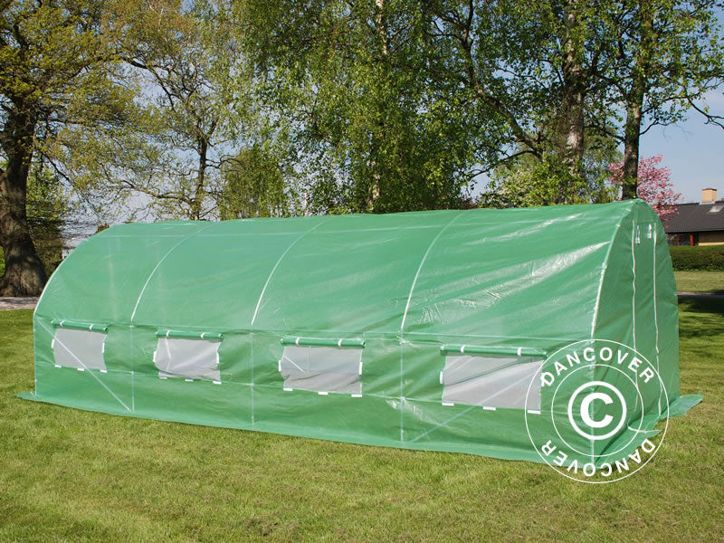 Tunel foliowy 3x8x2m, 24m², Zielony