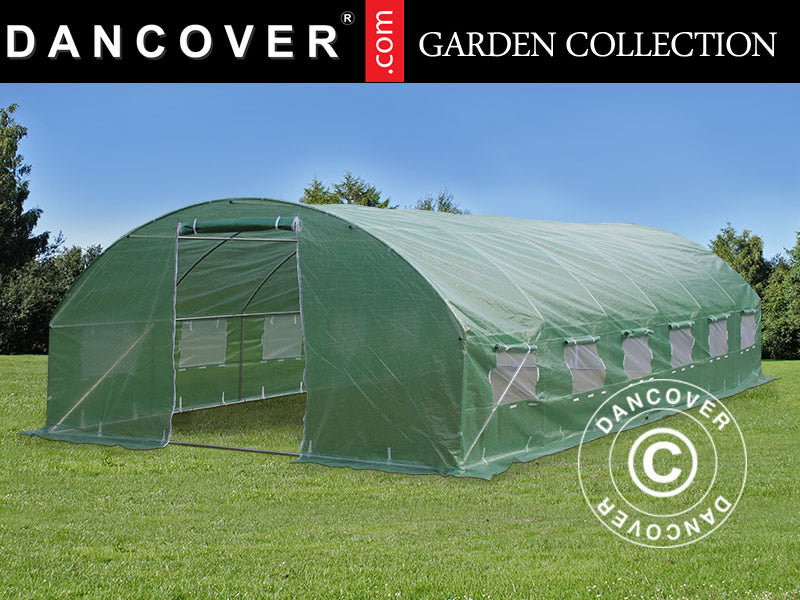 Tunel foliowy 4x8x2m, 32m², Zielony
