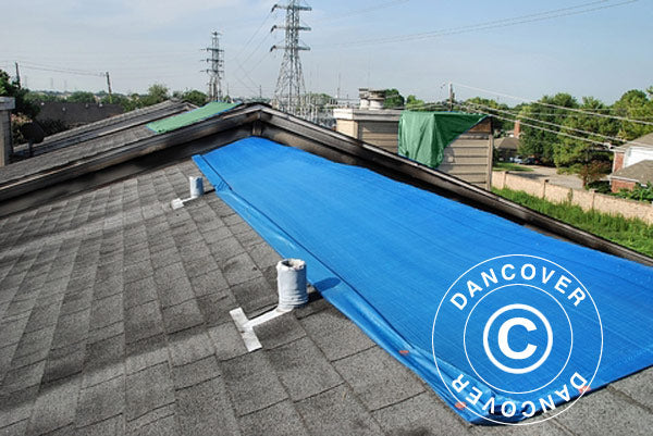 Plandeka 8x10m, PE 250g/m², Niebieski