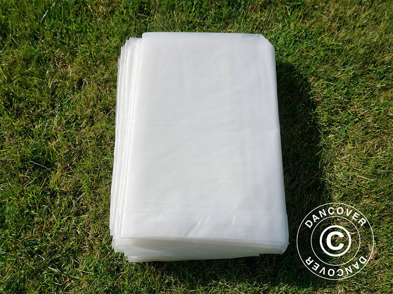 Plandeka 5x8 m, PE 90 g/m², prześwitująca