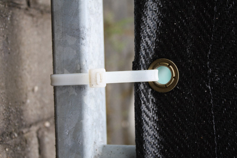 Plandeka Ogrodzeniowa 1,76X3,41m, PE 150g/m², Czarny