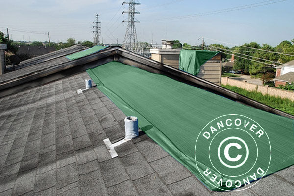 Plandeka 6x8m, PE 250g/m², Zielony