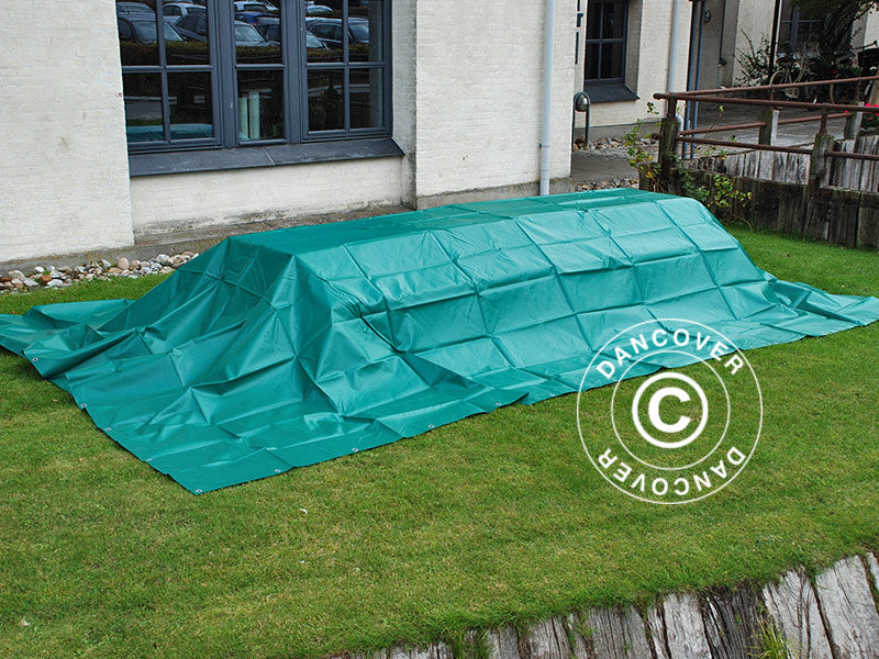 Plandeka 10x12m, PCV 570g/m², Zielony