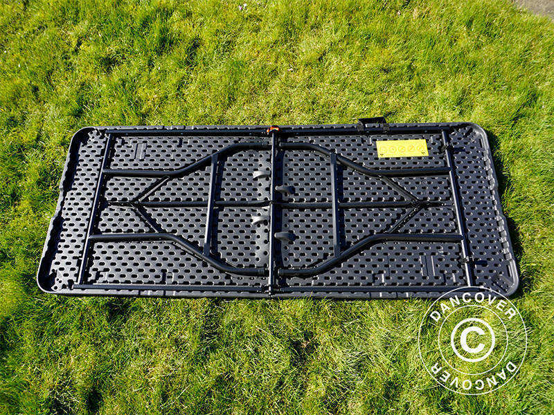 Składany stół 180x74x74cm, czarny (25 sztuk)