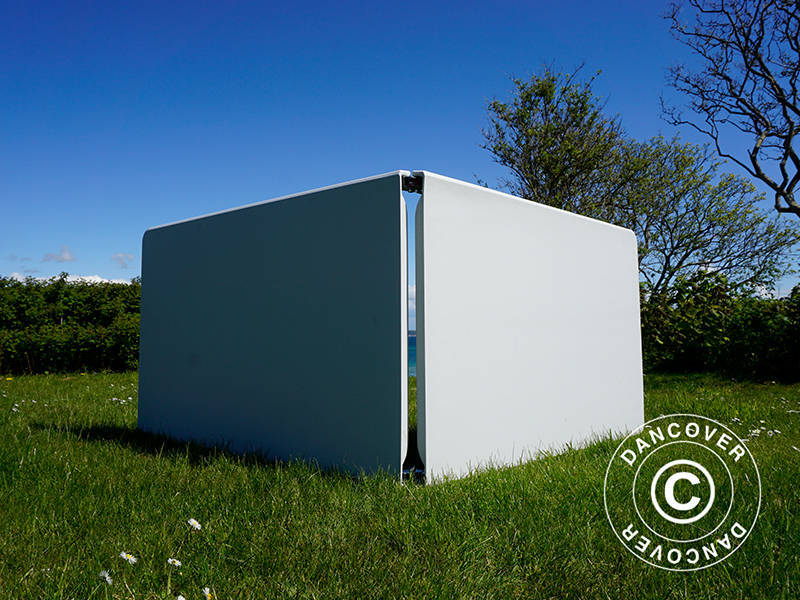 Składany stół 240x76x74cm, Jasno szary (25 sztuk)