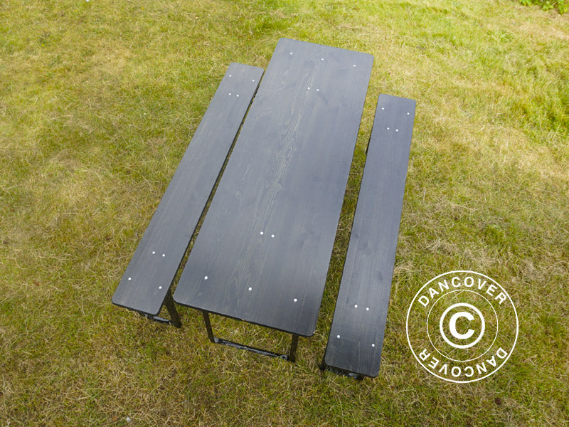 Zestaw piwny PRO 220x60x78cm, Czarny