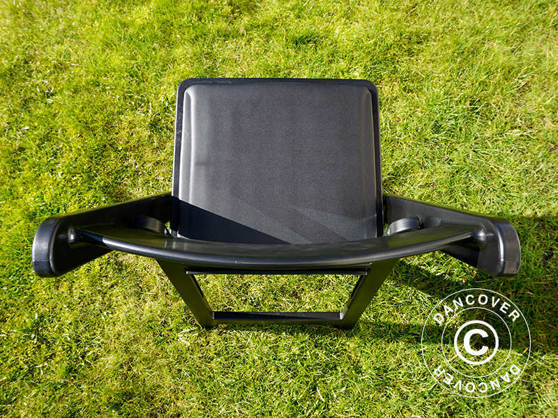 Krzesła składane Czarny 44x46x77cm, 8 szt.