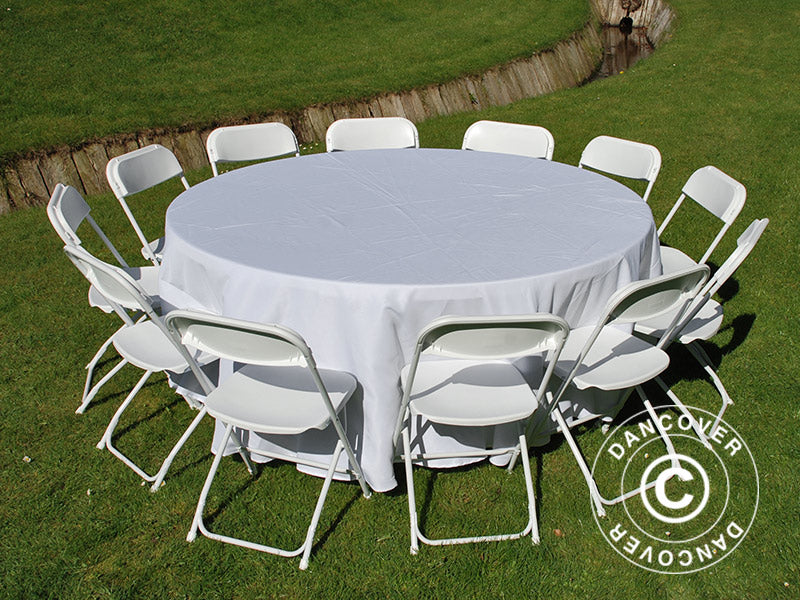 Obrus Ø183x64cm, Biały