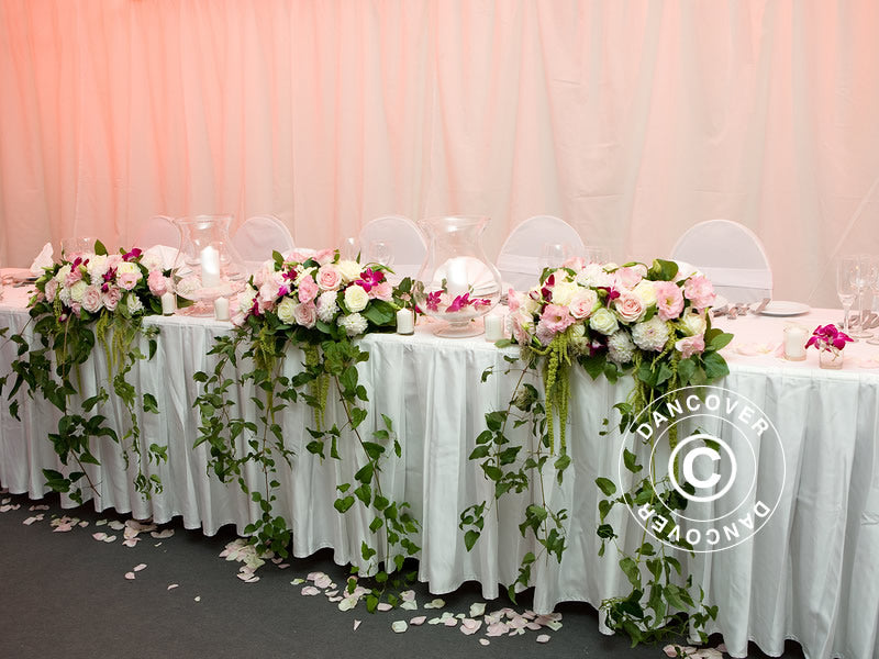 Obrus 244x76x74cm, Biały