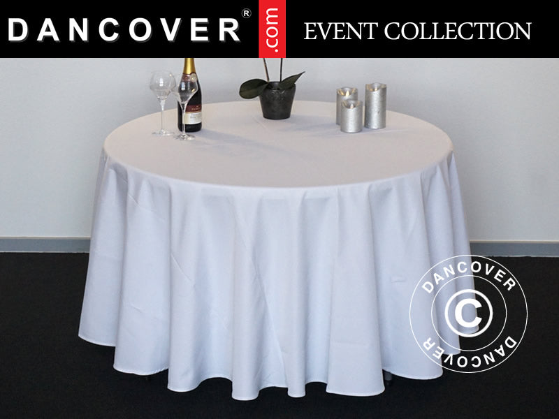 Obrus Ø116x64cm, Biały