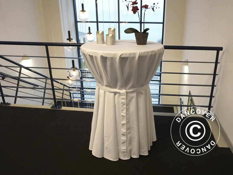 Obrus Ø80x110cm, Biały