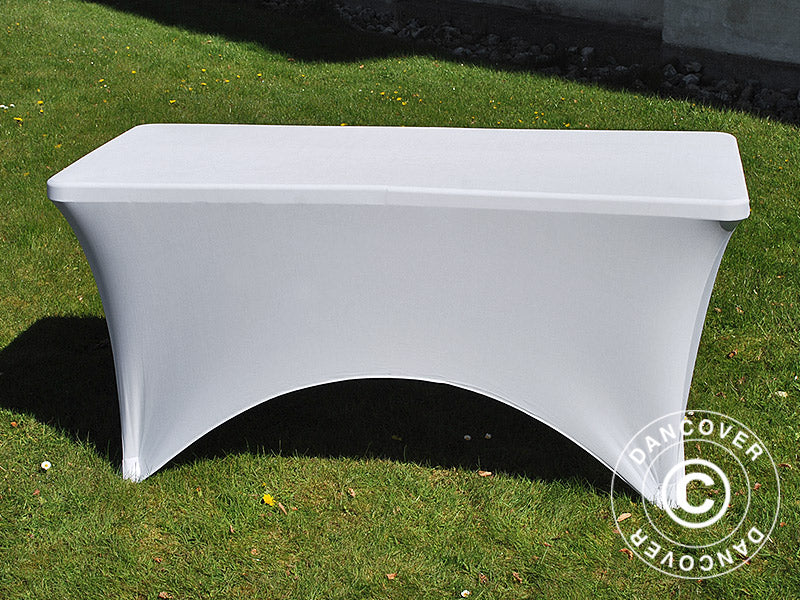 Elastyczny pokrowiec na stół 150x72x74cm, Biały
