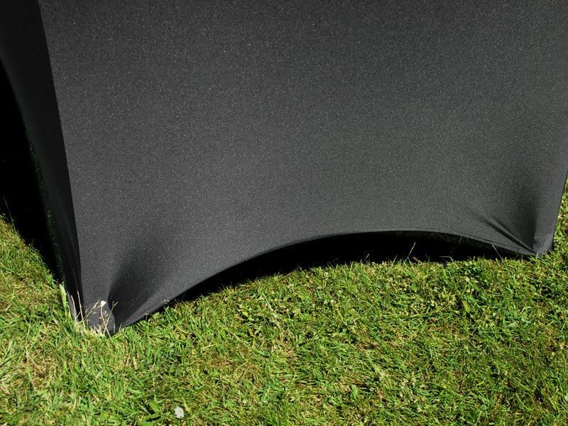 Elastyczny pokrowiec na stół Ø116x74cm, Czarny