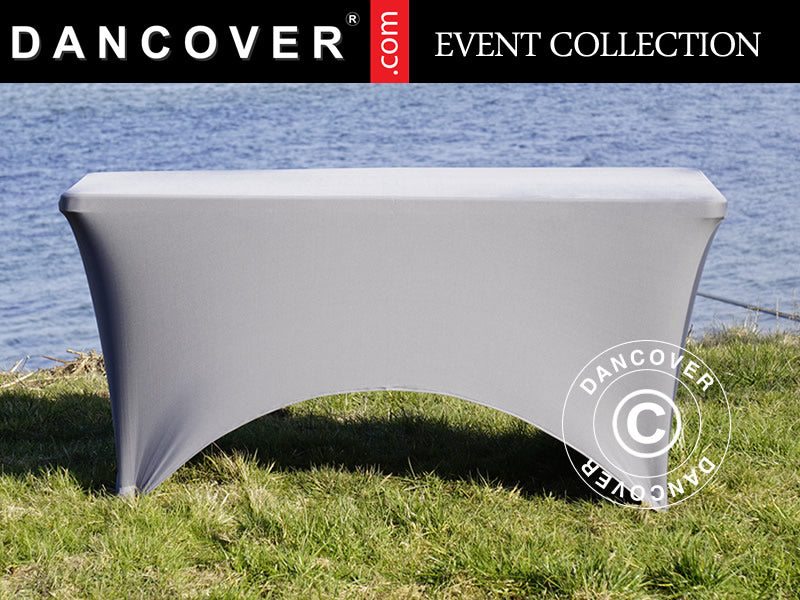 Elastyczny pokrowiec na stół 150x72x74cm, Szary