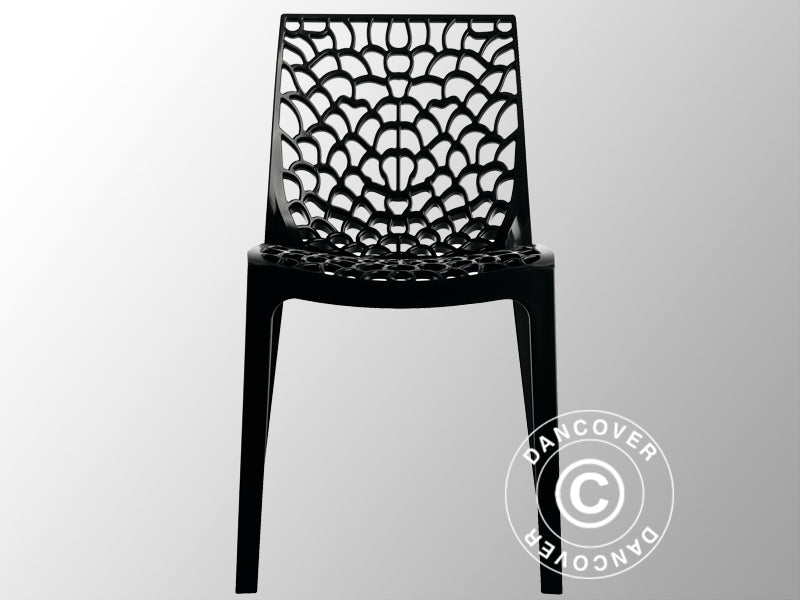 Krzesło, Gruvyer, Antracyt, 6 szt. DOSTĘPNY TYLKO 1 ZESTAW