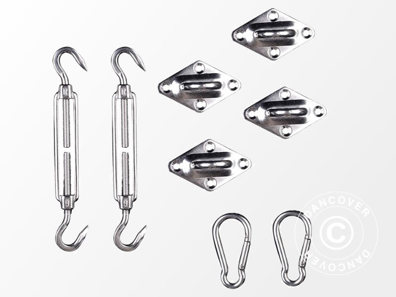 Żagiel przeciwsłoneczny 3x4m, Prostokątny, Piasek