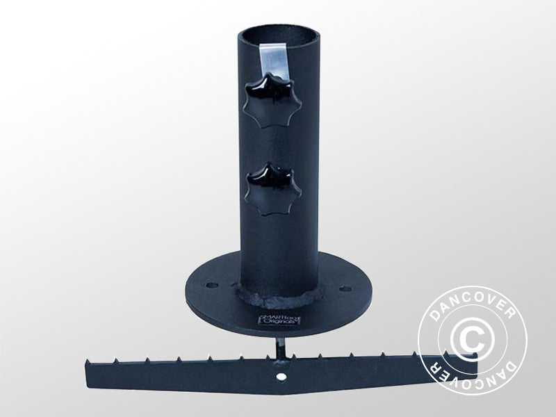 Podstawa do parasola dla tarasu drewnianego, Czarny