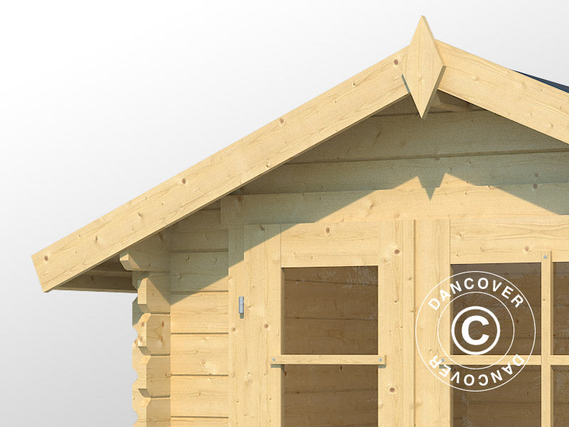 Drewniana szopa Toulouse 1,9x1,9x2,22m, 28mm, 3,4m², Naturalny