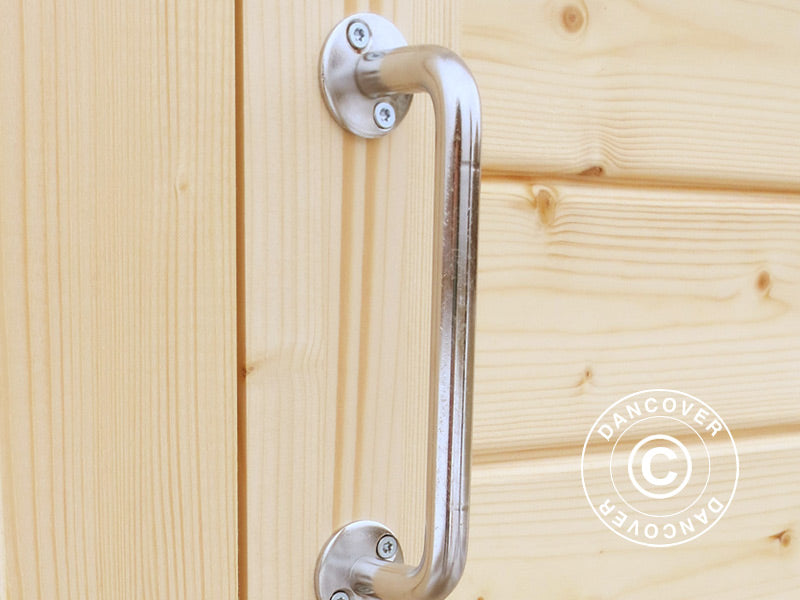 Szopa drewniana Bertilo Multibox3, 2x0,82x1,63m, 1,6m², Naturalny