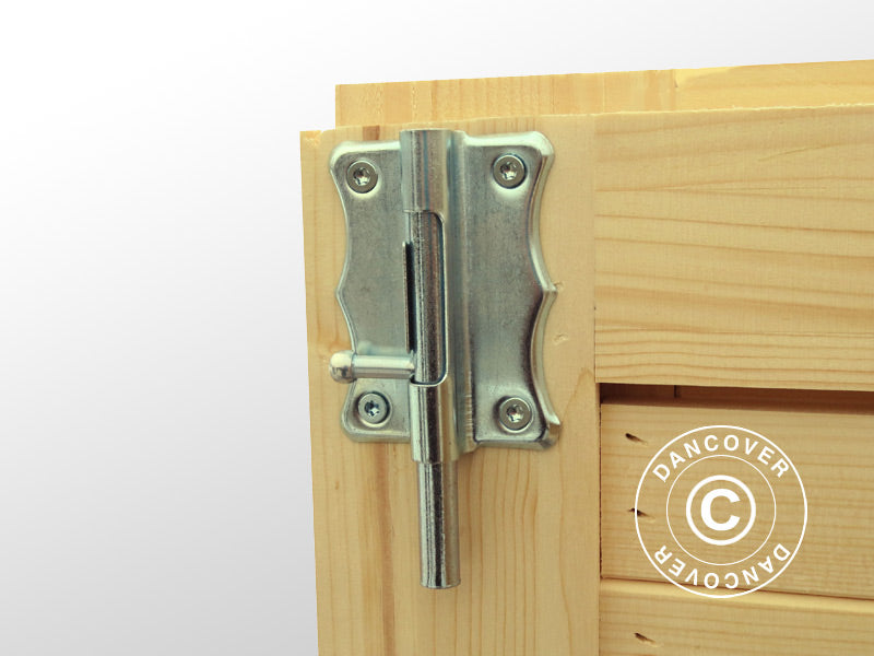 Szopa drewniana Bertilo Multibox3, 2x0,82x1,63m, 1,6m², Naturalny