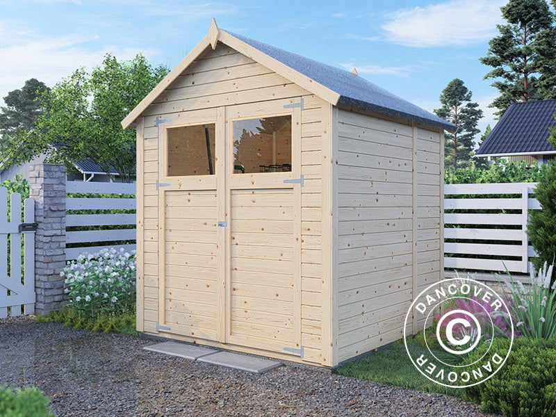 Drewniana szopa, Bertilo Sylt 2, 1,8x1,74x2,25m, 3,1m²