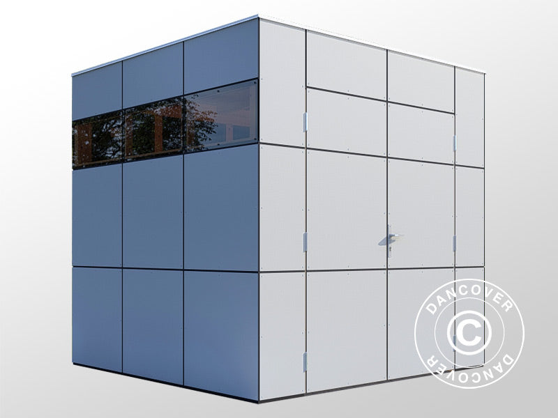 Drewniana szopa, Bertilo HPL 1, 2,3x2,28x2,3m, 5,24m², Antracyt/Szary