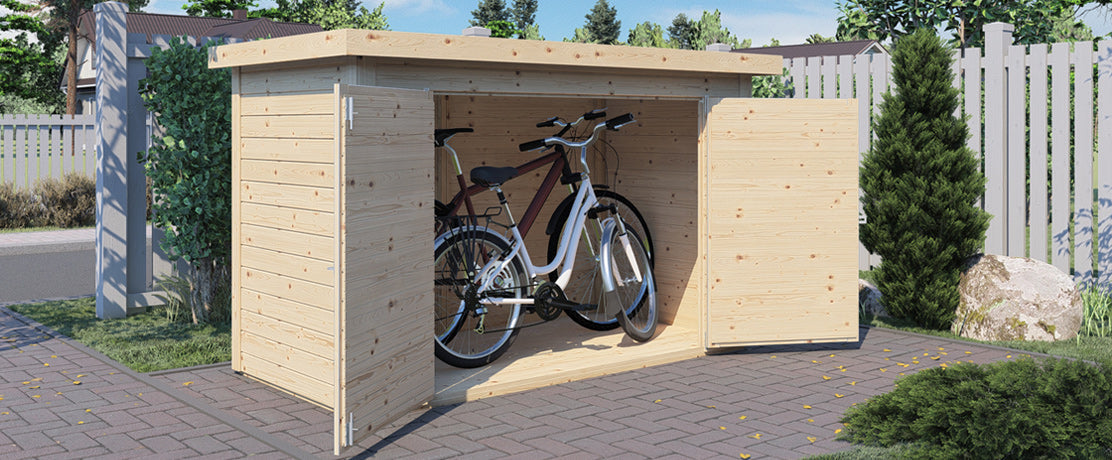 Uczyń swoją szopę integralną częścią ogrodu