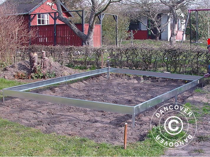 Podstawa do szklarni Halls Popular 1,93x1,95x1,95m 3,8m²