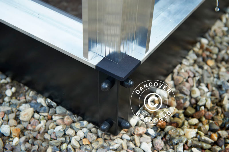 Podstawa do szklarni Halls Popular 1,93x1,95x1,95m 3,8m²