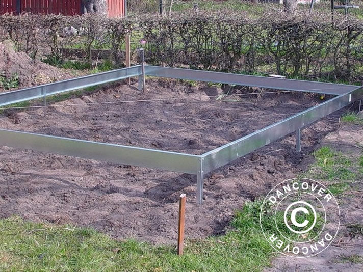 Podstawa do szklarni Halls Popular 1,93x3,19x1,95m 6,2m²