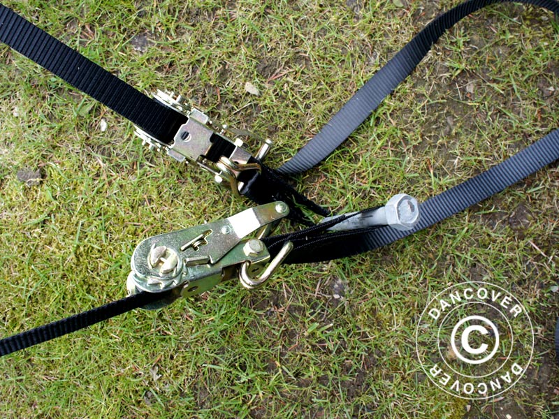 Zestaw zabezpieczający 4 (kotwy mocujące 60cm & pasy zabezpieczające)