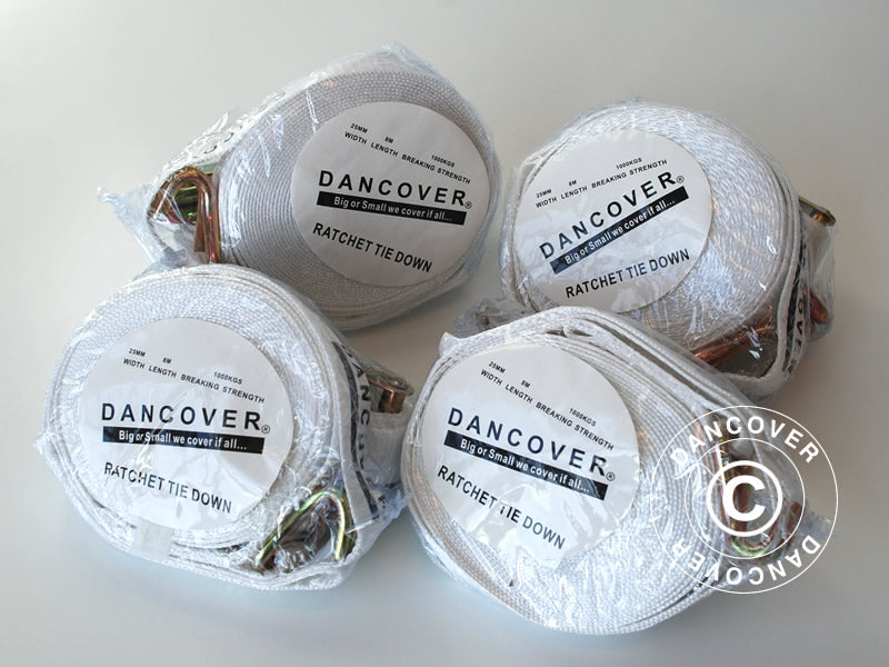 Pasy zabezpieczajace, Biały, 4 szt.