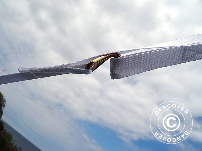 Zestaw zabezpieczający 4 (kotwy mocujące 60cm & pasy zabezpieczające), Biały