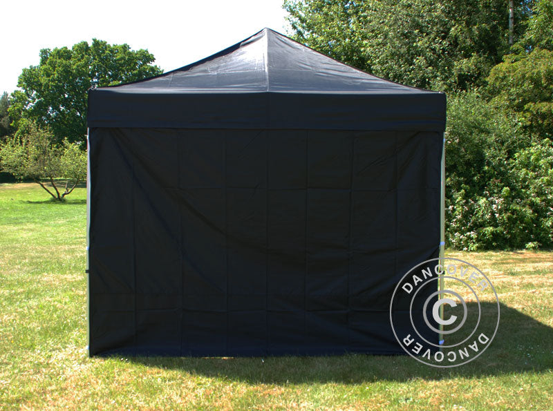 Standardowa ścianka boczna do FleXtents 2x2m, 2m, Czarny